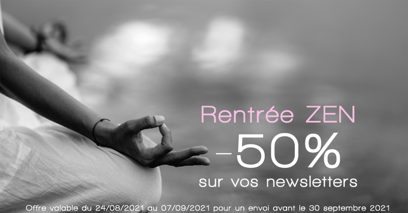 -50 sur votre newsletter