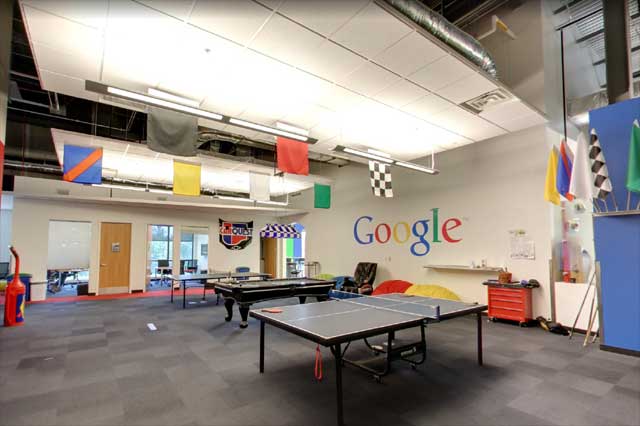 salle de jeux datacenter google